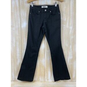 Mavi 428 MIA Latino Womens Low Rise Black Denim Jeans 28/32 Flare Leg